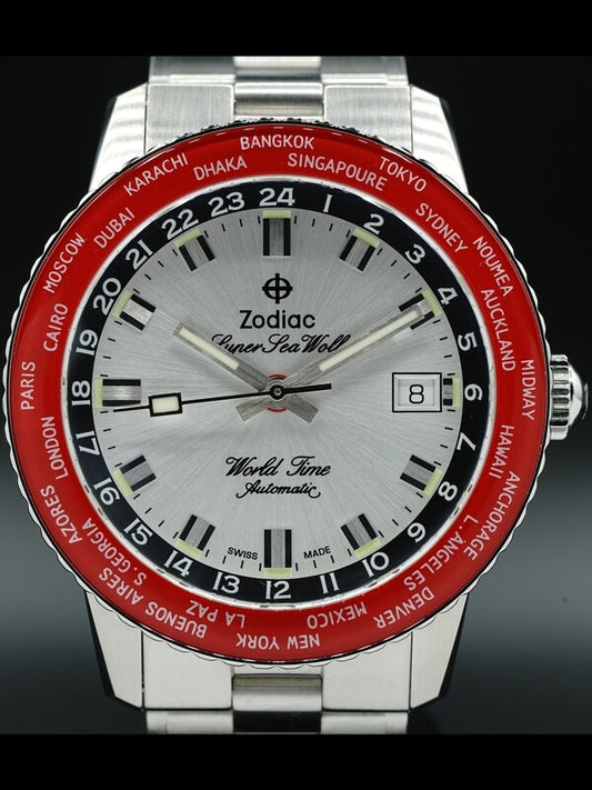 Zodiac ZO9410 Super Sea Wolf World Time GMT