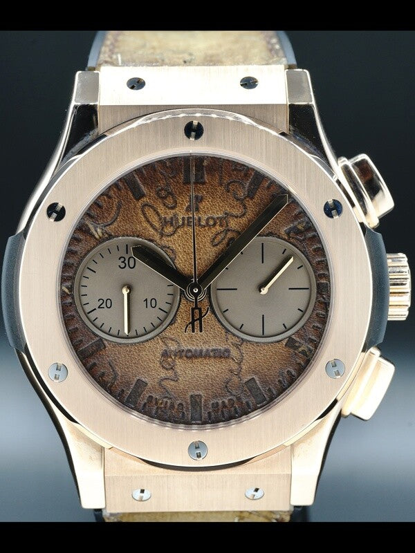 Hublot 521.OX.0500.VR.BER17 Classic Fusion Chronograph Berluti Scritto King Gold